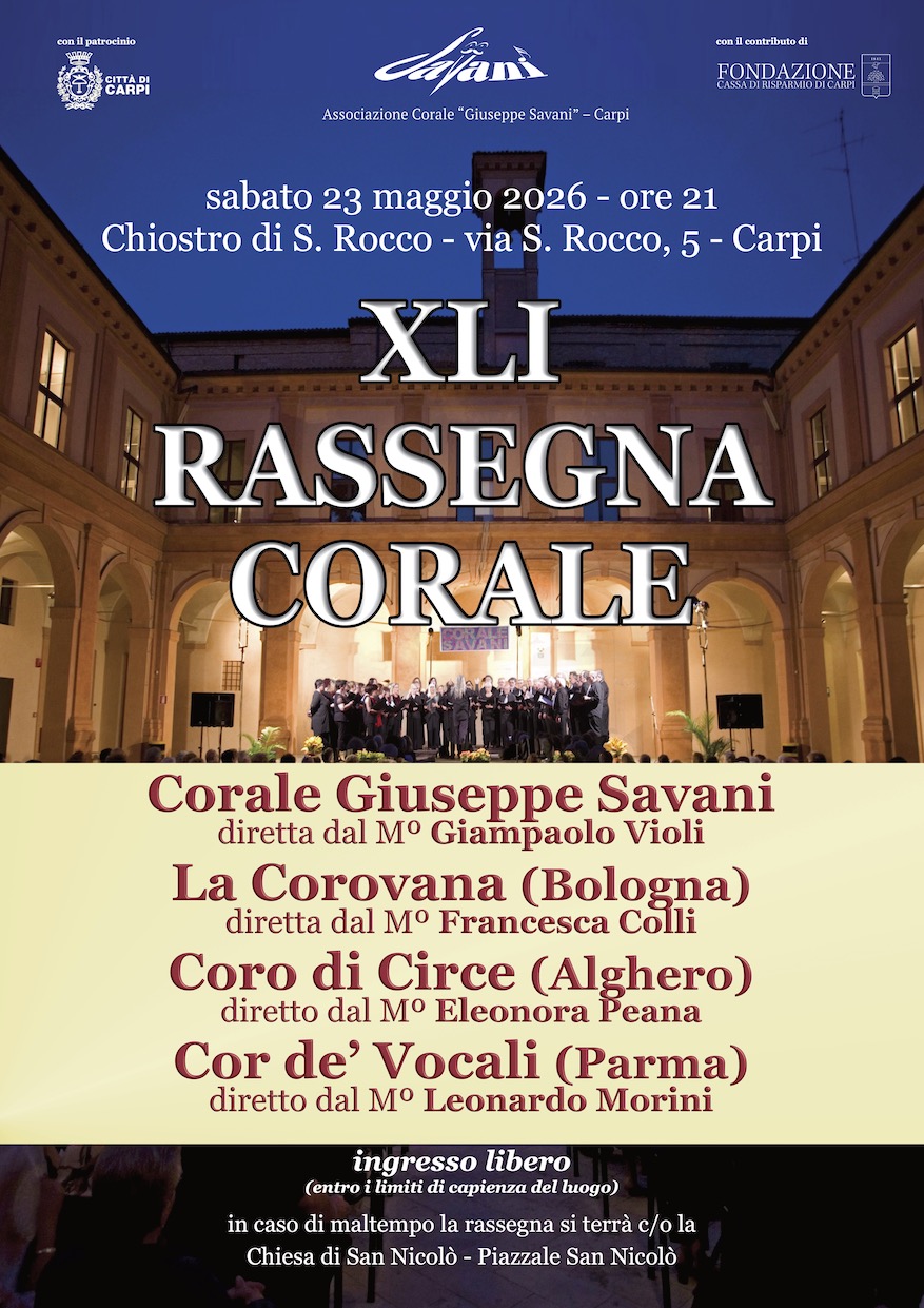 manifesto XLI rassegna corale